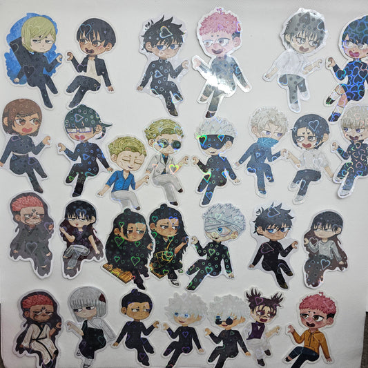 In Stock: Jujutsu Kaisen Heart Stickers