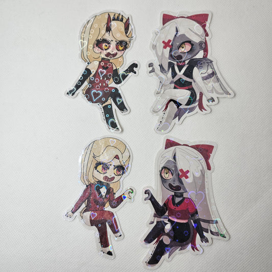 In Stock: Hazbin Heart Stickers