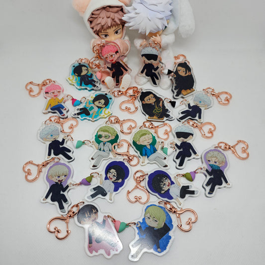 VOL 2 Jujutsu Kaisen Heart Magnet Keychain